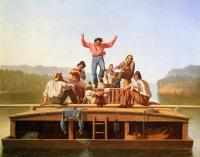 George Caleb Bingham - The Jolly Flatboarmen